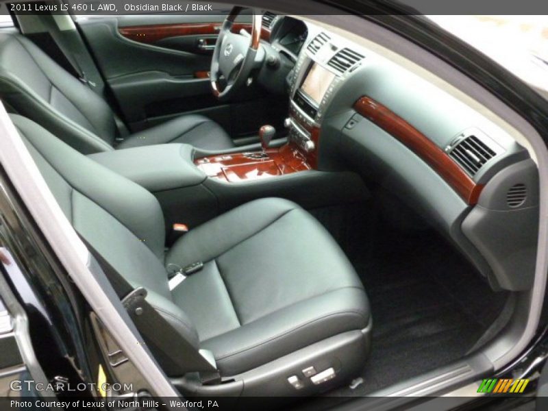Obsidian Black / Black 2011 Lexus LS 460 L AWD