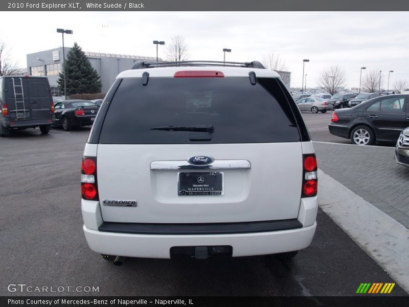 White Suede / Black 2010 Ford Explorer XLT