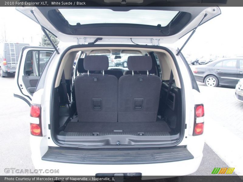 White Suede / Black 2010 Ford Explorer XLT