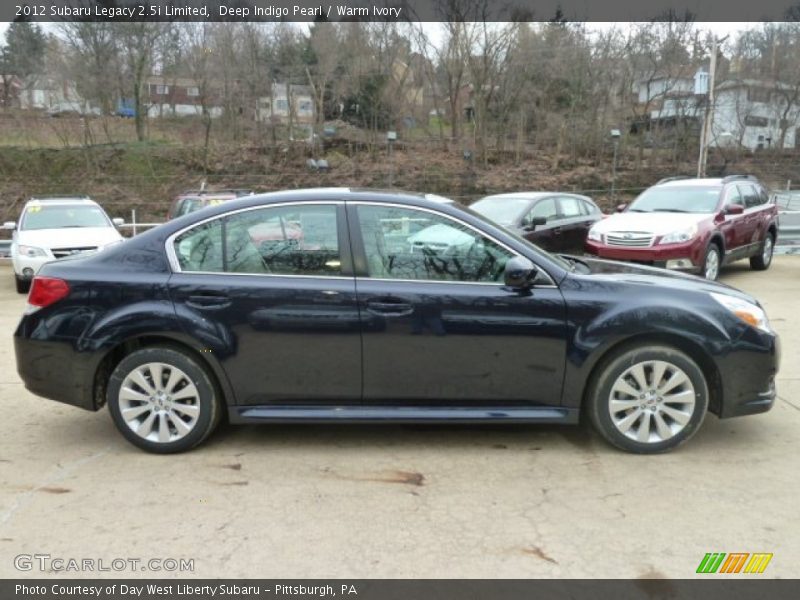 Deep Indigo Pearl / Warm Ivory 2012 Subaru Legacy 2.5i Limited