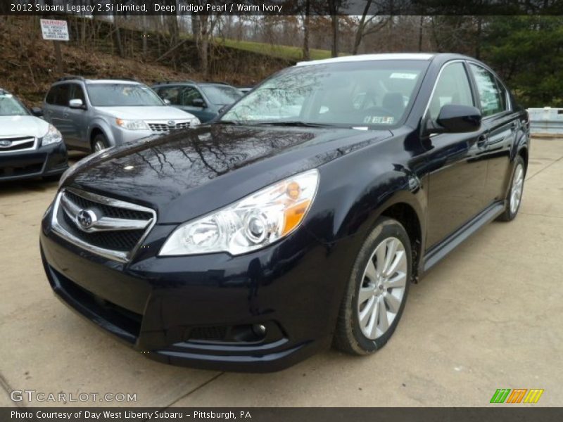 Deep Indigo Pearl / Warm Ivory 2012 Subaru Legacy 2.5i Limited