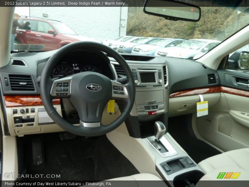Deep Indigo Pearl / Warm Ivory 2012 Subaru Legacy 2.5i Limited