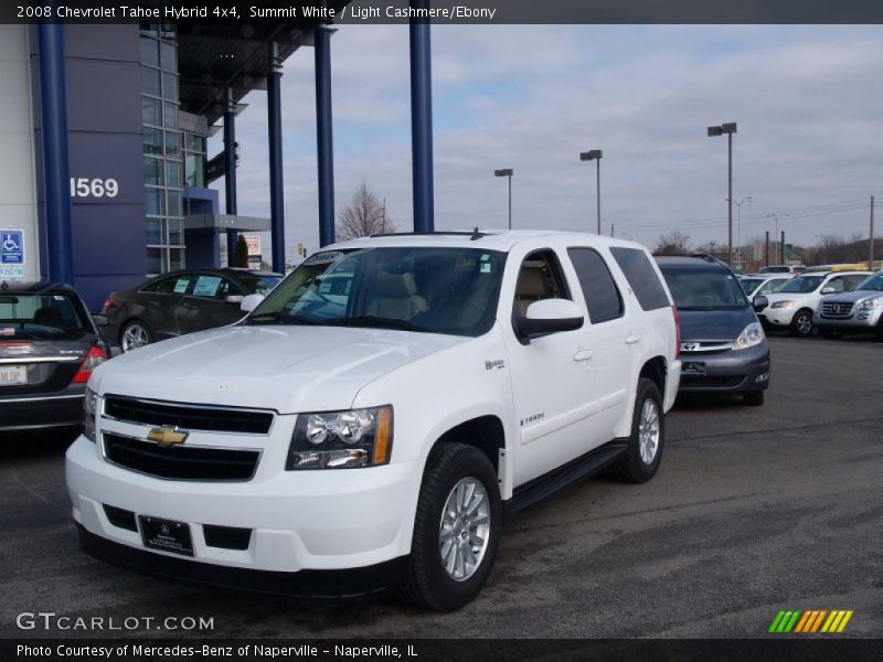 Summit White / Light Cashmere/Ebony 2008 Chevrolet Tahoe Hybrid 4x4