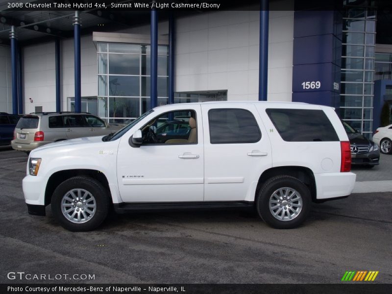 Summit White / Light Cashmere/Ebony 2008 Chevrolet Tahoe Hybrid 4x4