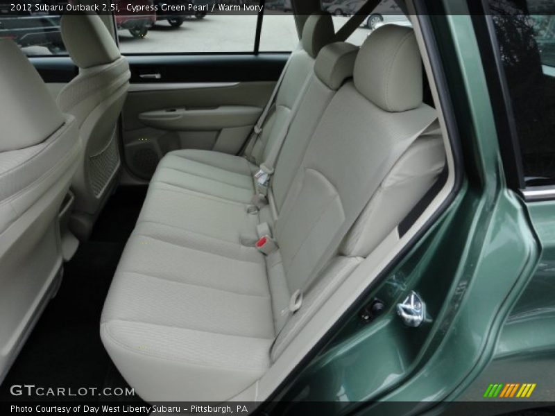 Cypress Green Pearl / Warm Ivory 2012 Subaru Outback 2.5i