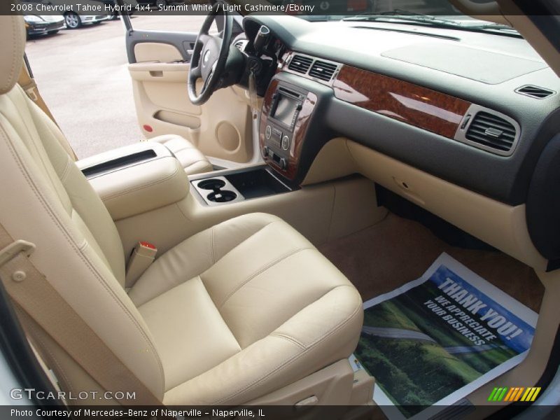 Summit White / Light Cashmere/Ebony 2008 Chevrolet Tahoe Hybrid 4x4