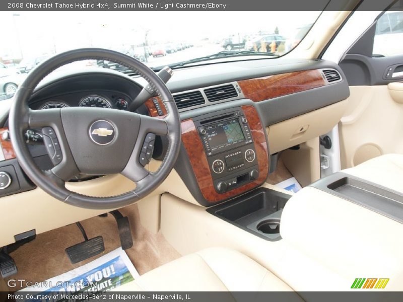 Summit White / Light Cashmere/Ebony 2008 Chevrolet Tahoe Hybrid 4x4