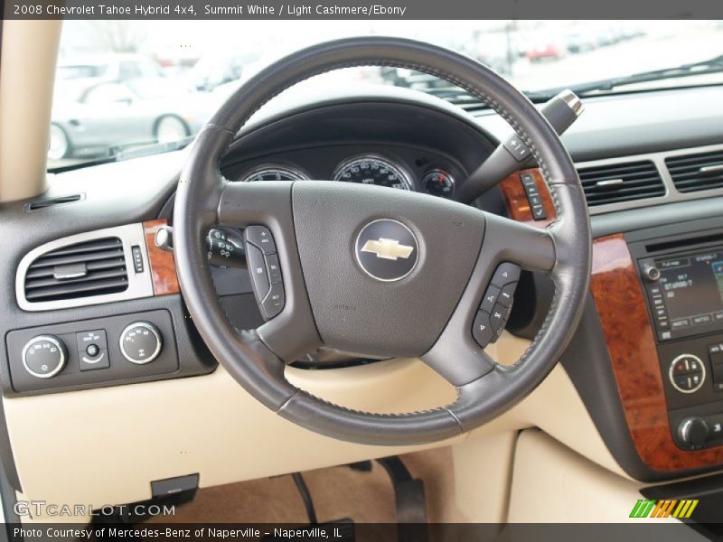 Summit White / Light Cashmere/Ebony 2008 Chevrolet Tahoe Hybrid 4x4