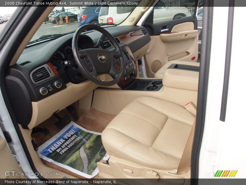 Summit White / Light Cashmere/Ebony 2008 Chevrolet Tahoe Hybrid 4x4