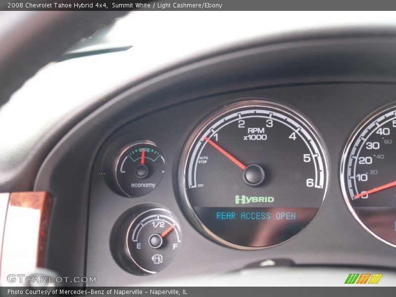 Summit White / Light Cashmere/Ebony 2008 Chevrolet Tahoe Hybrid 4x4