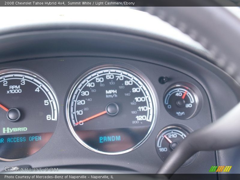 Summit White / Light Cashmere/Ebony 2008 Chevrolet Tahoe Hybrid 4x4