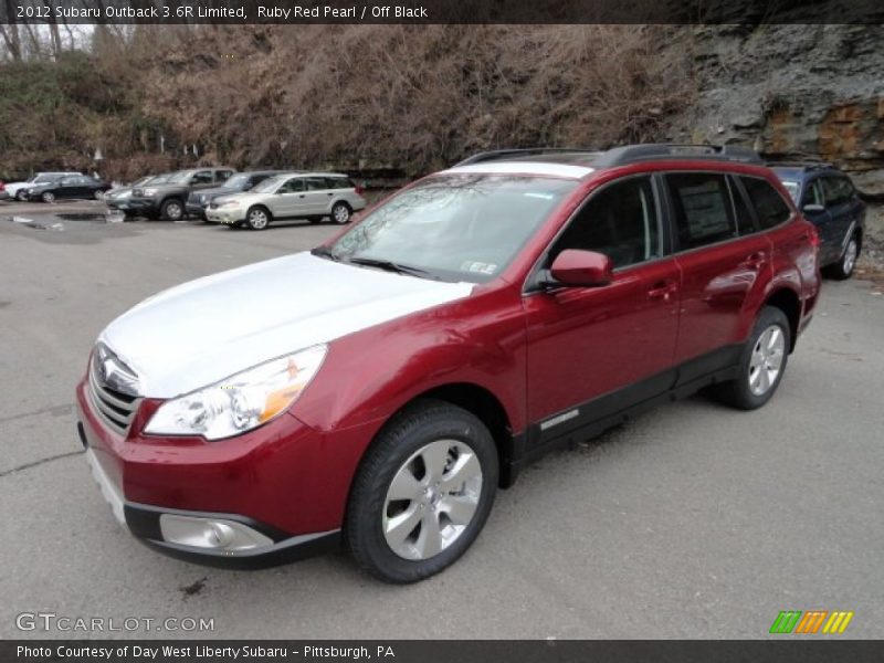 Front 3/4 View of 2012 Outback 3.6R Limited