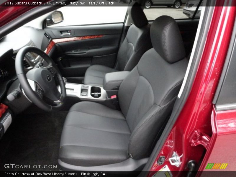  2012 Outback 3.6R Limited Off Black Interior