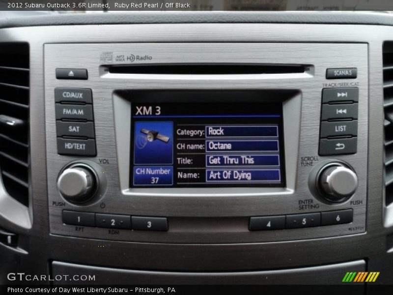Ruby Red Pearl / Off Black 2012 Subaru Outback 3.6R Limited
