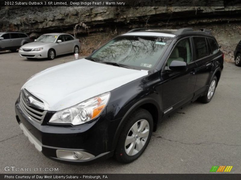Deep Indigo Pearl / Warm Ivory 2012 Subaru Outback 3.6R Limited