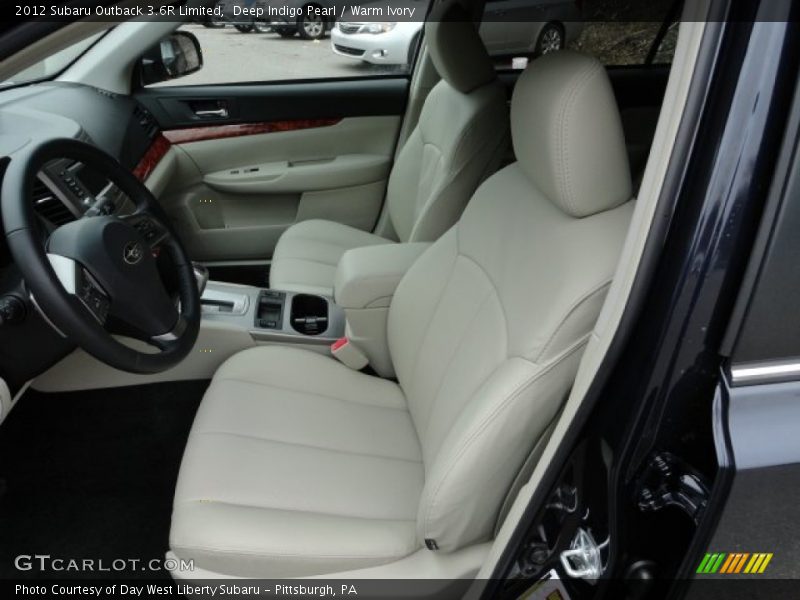 Deep Indigo Pearl / Warm Ivory 2012 Subaru Outback 3.6R Limited
