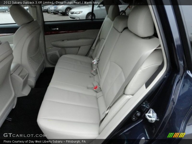 Deep Indigo Pearl / Warm Ivory 2012 Subaru Outback 3.6R Limited