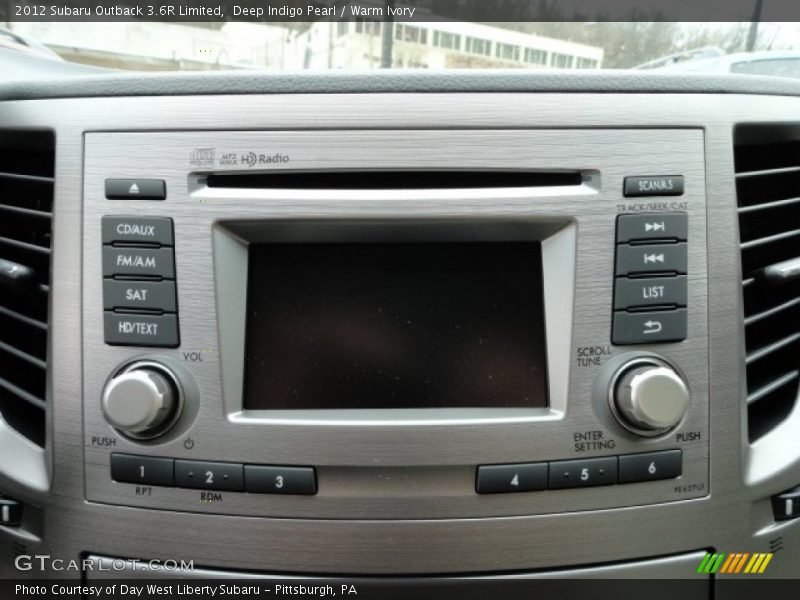 Controls of 2012 Outback 3.6R Limited