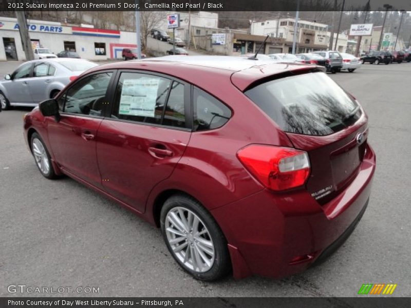  2012 Impreza 2.0i Premium 5 Door Camellia Red Pearl