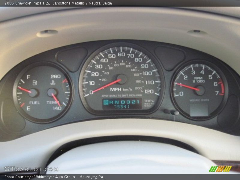 Sandstone Metallic / Neutral Beige 2005 Chevrolet Impala LS