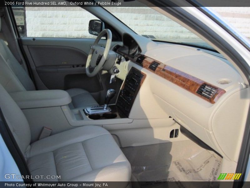 Oxford White / Pebble Beige 2006 Ford Five Hundred SEL AWD