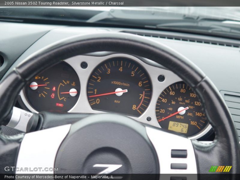 Silverstone Metallic / Charcoal 2005 Nissan 350Z Touring Roadster