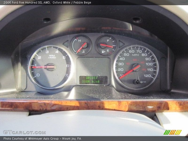 Oxford White / Pebble Beige 2006 Ford Five Hundred SEL AWD