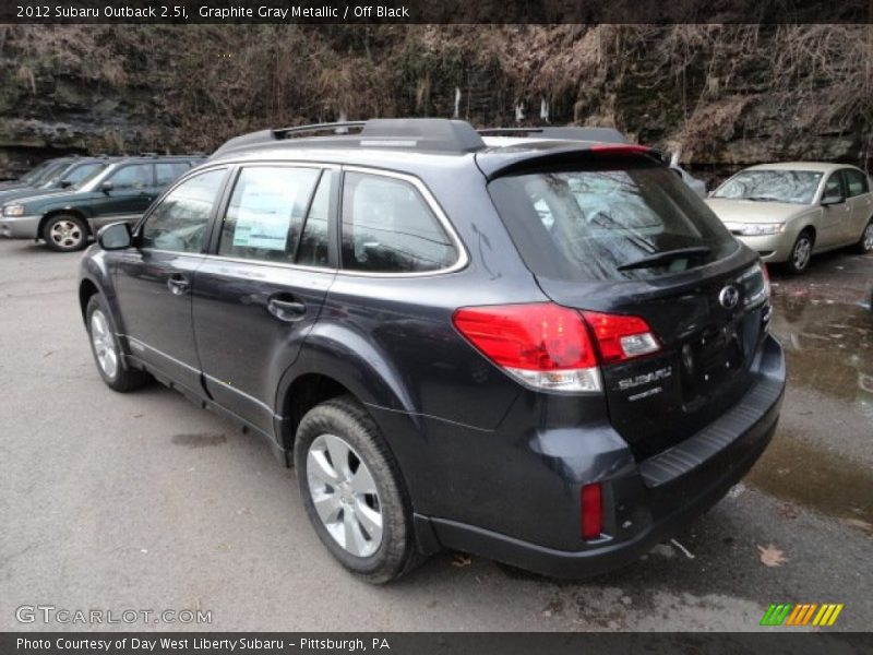 Graphite Gray Metallic / Off Black 2012 Subaru Outback 2.5i
