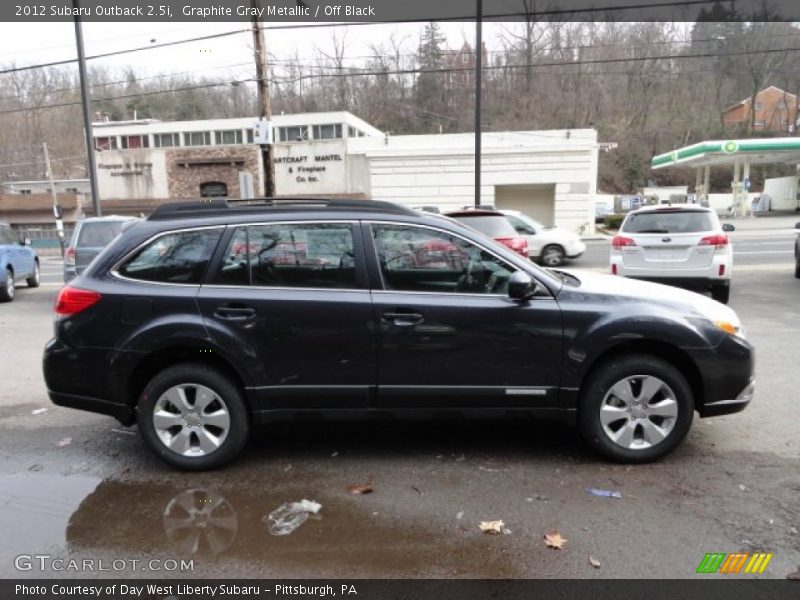 Graphite Gray Metallic / Off Black 2012 Subaru Outback 2.5i