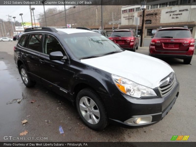 Graphite Gray Metallic / Off Black 2012 Subaru Outback 2.5i