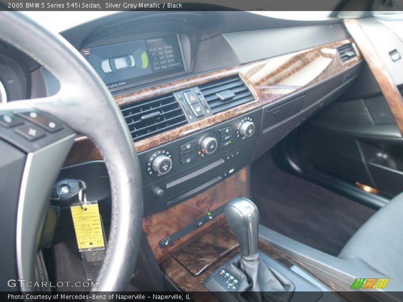 Silver Grey Metallic / Black 2005 BMW 5 Series 545i Sedan