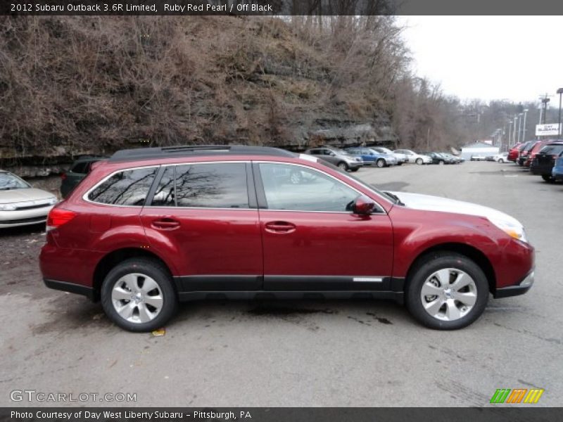  2012 Outback 3.6R Limited Ruby Red Pearl