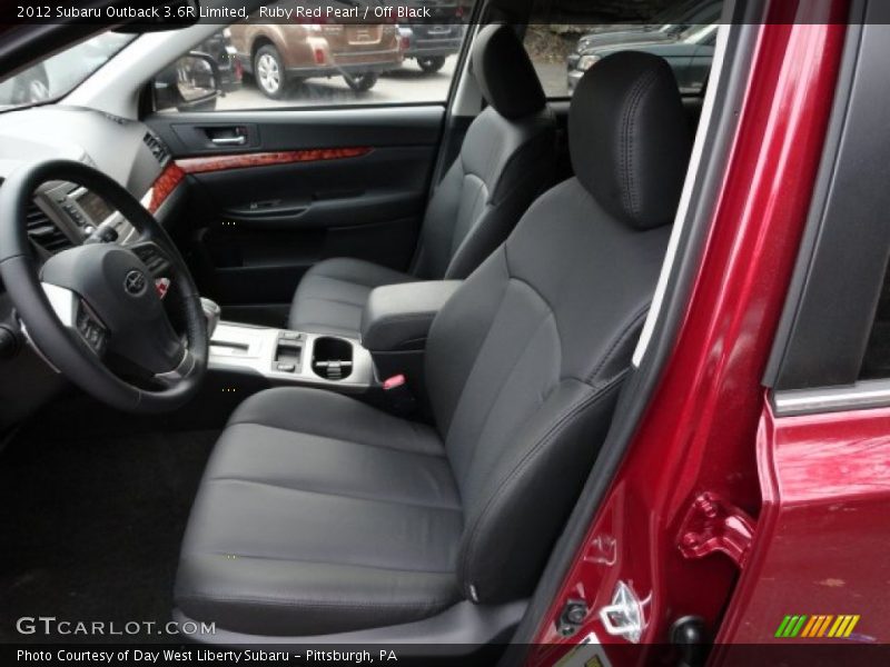  2012 Outback 3.6R Limited Off Black Interior