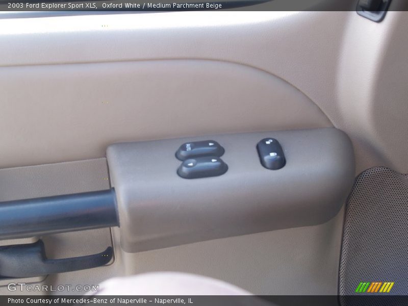 Oxford White / Medium Parchment Beige 2003 Ford Explorer Sport XLS