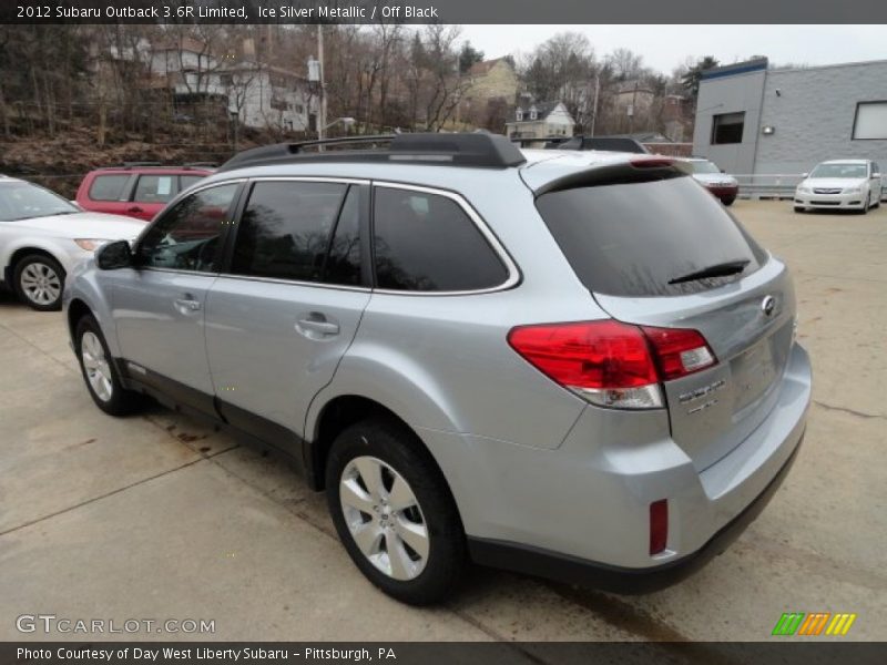 Ice Silver Metallic / Off Black 2012 Subaru Outback 3.6R Limited