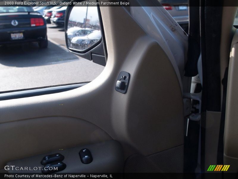 Oxford White / Medium Parchment Beige 2003 Ford Explorer Sport XLS
