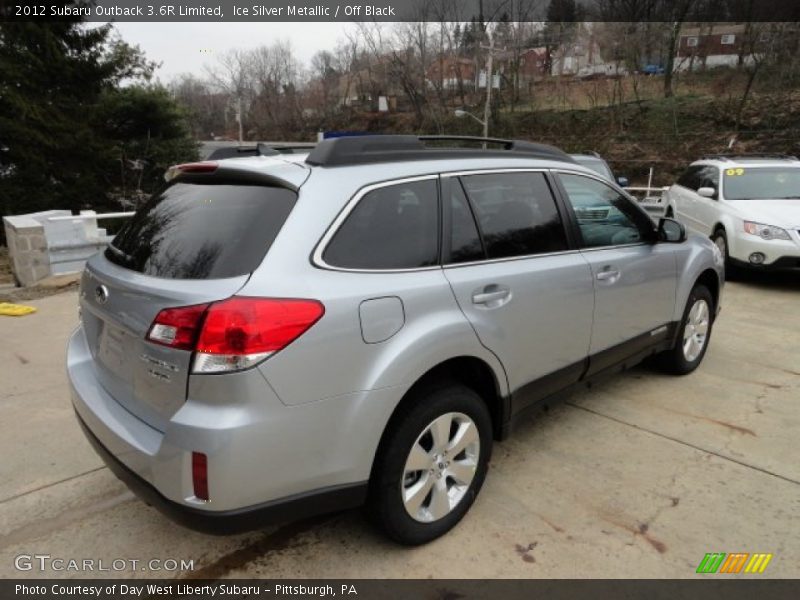 Ice Silver Metallic / Off Black 2012 Subaru Outback 3.6R Limited