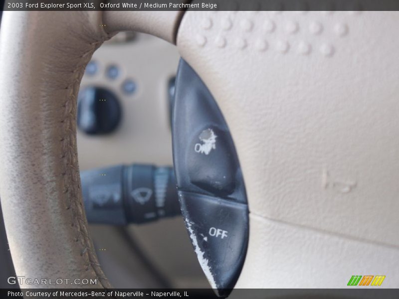 Oxford White / Medium Parchment Beige 2003 Ford Explorer Sport XLS