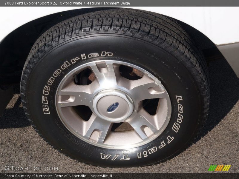 Oxford White / Medium Parchment Beige 2003 Ford Explorer Sport XLS
