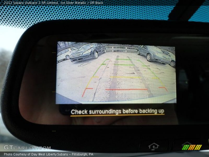 Ice Silver Metallic / Off Black 2012 Subaru Outback 3.6R Limited