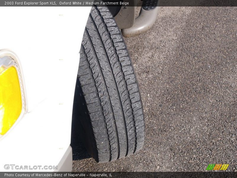 Oxford White / Medium Parchment Beige 2003 Ford Explorer Sport XLS