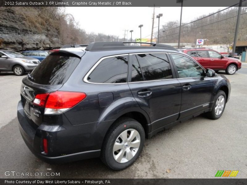 Graphite Gray Metallic / Off Black 2012 Subaru Outback 3.6R Limited