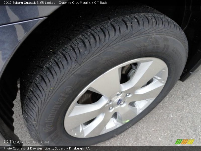 Graphite Gray Metallic / Off Black 2012 Subaru Outback 3.6R Limited