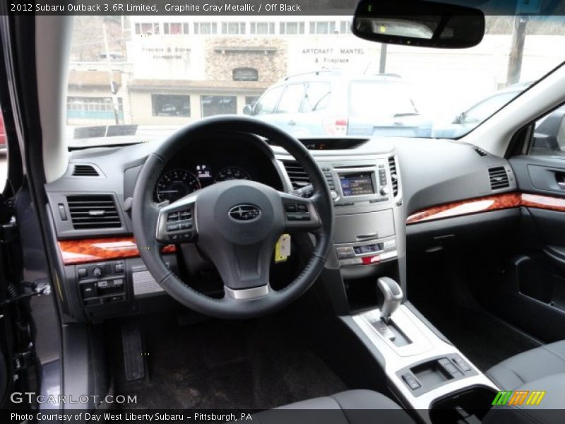 Dashboard of 2012 Outback 3.6R Limited