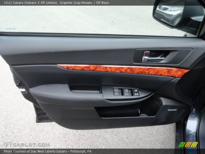 Graphite Gray Metallic / Off Black 2012 Subaru Outback 3.6R Limited