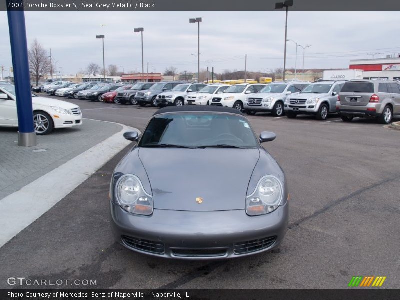 Seal Grey Metallic / Black 2002 Porsche Boxster S