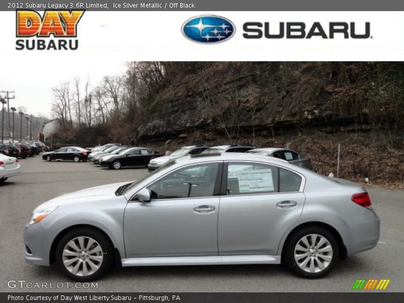 Ice Silver Metallic / Off Black 2012 Subaru Legacy 3.6R Limited