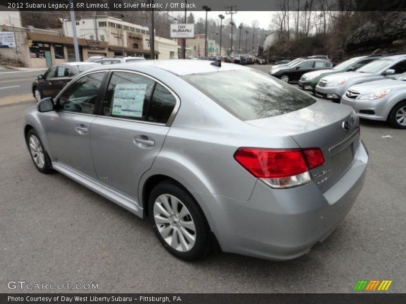 Ice Silver Metallic / Off Black 2012 Subaru Legacy 3.6R Limited