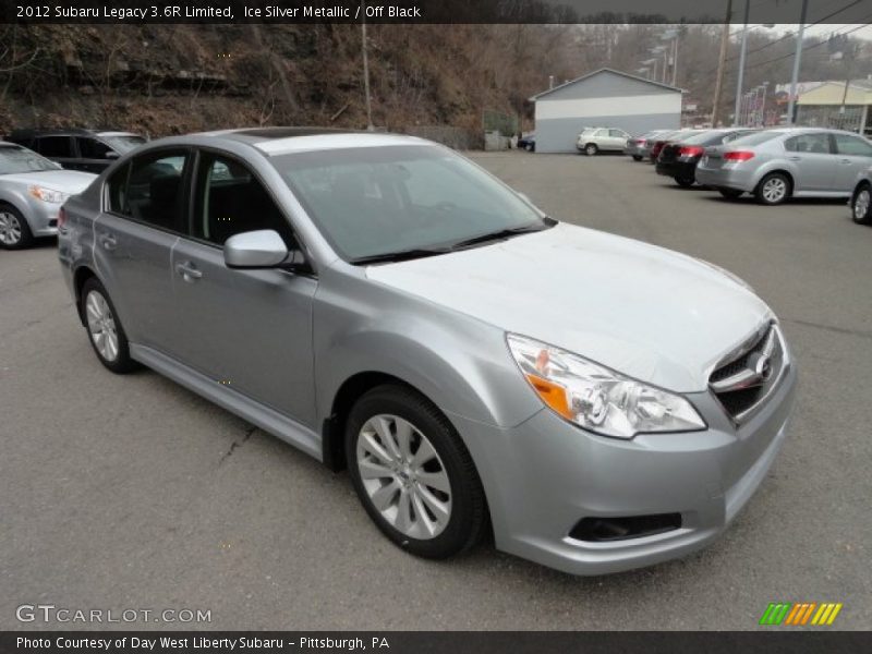 Ice Silver Metallic / Off Black 2012 Subaru Legacy 3.6R Limited