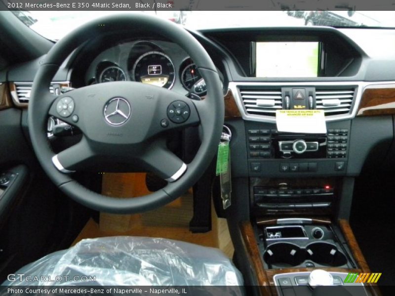 Black / Black 2012 Mercedes-Benz E 350 4Matic Sedan